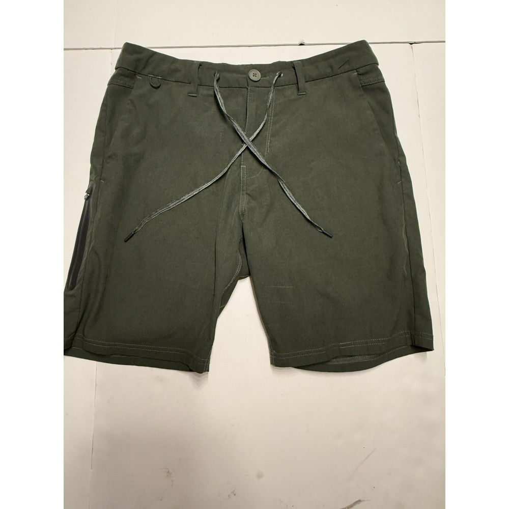 Roark Explorer 2.0 Hybrid Shorts Men's 34/35 Olive Green RS287 Missing Size Tag